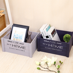 Rectangular solid wood storage box toy sundries finishing box storage wooden case display wooden box large extra large