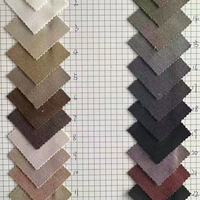Tissu tissé texturé croisé 100 % polyester 300 GSM anti-boulochage OEM personnalisé pour textiles de maison, sacs et bagages