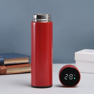 Thông Minh Ánh Sáng Phát Ra Diode Kỹ Thuật Số Hiển Thị Nhiệt Độ Chân Không Thermos Flask Cách Điện Flask, Thép Không Gỉ Chai Nước - Product Image 4
