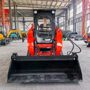 मुफ्त शिपिंग हाइड्रोलिक स्किड स्टीड लोडर ऑर्चर्ड सभी-इलाder स्क्वीड स्टीड लोडर होम सीट प्रकार रबर ट्रैक स्केड - Product Image 4