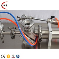 HZPK doseur semi-automatique à tête unique, bouteille de dosage Ketchup Lotion détergent pâte Machine de remplissage de miel