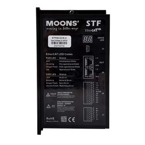 มอเตอร์ไดรเวอร์ MOONS STF ซีรีส์ รุ่นใหม่ ความเร็วสูง 2 เฟส 23 EtherCAT 24-48V ระบบ Fieldbus - Product Image 3