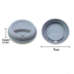 غطاء كوب شاي سيليكون من الدرجة الغذائية قابل لإعادة الاستخدام 9--غطاء كوب مشروب سيليكون - Product Image 5