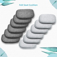 Coussin de siège en feutre personnalisable pour chaises de café et de bar, tabourets simples pour la maison, coussin rond et carré – Meilleure vente
