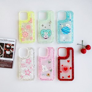 Funda <span class=keywords><strong>de</strong></span> teléfono con purpurina <span class=keywords><strong>de</strong></span> mármol degradado al por mayor para <span class=keywords><strong>iPhone</strong></span> 16 15 14 <span class=keywords><strong>Pro</strong></span> <span class=keywords><strong>Max</strong></span> 13 12 <span class=keywords><strong>11</strong></span> funda trasera elegante Fundas <span class=keywords><strong>De</strong></span> Celular - Product Image 1