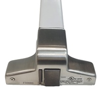 Dispositif de panique pour porte coupe-feu en acier inoxydable 304, homologué UL, certifié CE EN1125, résistant au feu pendant 3 heures, type à encastrer