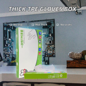 Guantes Desechables de TPE de Grado Alimenticio de Alta Calidad, Sin Látex, Sin Silicona, Sin Polvo, Sin Forro, para el Hogar - Product Image 4