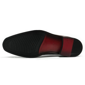 รองเท้าหนังหัวแหลมสำหรับผู้ชายหนังแท้สีเพ้นท์มือรองเท้าทางการรองเท้าออกซ์ฟอร์ด - Product Image 4