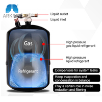 Receptor de Líquido Refrigerante OEM Aplicable para Refrigerantes R134a, R404a, R507a, R407a, R407c, R22