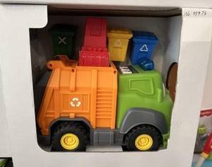 <span class=keywords><strong>Camion</strong></span> <span class=keywords><strong>poubelle</strong></span> jouet éducatif à friction avec lumières et sons, 4 couleurs, poubelles de recyclage, simulation EPT - Product Image 6