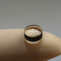 Lentille laser plano-convexe de 6 mm de diamètre, longueur focale, revêtement AR, matériau BK7, pour collimation de faisceau, focalisation, imagerie et vision industrielle