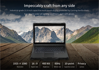 13.3 Inch Touchscreen Volledig Robuuste Laptop Ip65 Waterdichte Notebook Intel 11e Core I5/I7 Industriële Computer Ipc