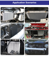 Refroidisseur d'huile pour voiture de course, léger, à ailettes, température de fonctionnement maximale 200°C, matériaux durables, support après-vente