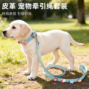 Adjustable Cat Leash Red With Flower Decor Small Pet Traction Belt - Product Image 5