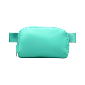 Tas Selempang Nilon Tahan Air Logo Kustom 1L Warna-warni Tas Pinggang Fanny Pack yang Dapat Disesuaikan dengan Ritsleting Unisex untuk Olahraga Yoga Luar Ruangan - Product Image 4