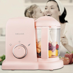 Robot culinaire pour bébé Babycook rose, multifonctionnel, cuiseur vapeur, mixeur, hachoir pour bébés - Product Image 1