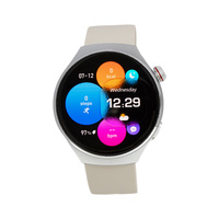 Elegante reloj inteligente impermeable IP67 pantalla táctil completa BT llamada brújula Correo electrónico AI asistente de voz para deportes IP67 impermeable completo
