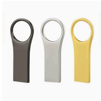 Clé USB miniature en métal personnalisable avec logo, 2 Go, 4 Go, 8 Go, 16 Go, 32 Go, 64 Go, 128 Go, clé USB portable