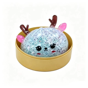 Juguete de Reno Navideño para Apretar, 15CM, Grande, Tipo Dumpling, Squishy, Antiestrés, para Amasar y Aliviar el Estrés - Product Image 1