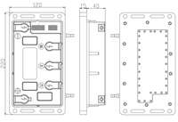 Contrôleur de véhicule électrique CAN RS485 plus avancé 48V/60V/72V 10/12/15 KW, refroidissement liquide, super fluide pour bateau électrique