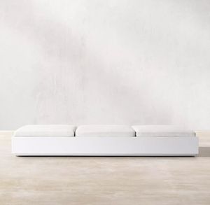 Tumbonas de Aluminio Blancas para Exteriores, Diseño Nuevo, Camas de Día para Piscina, Tumbonas para Tomar el Sol con Sombrilla - Product Image 6