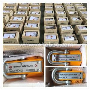 600 किलोग्राम 800 किलोग्राम 1000 किलोग्राम उच्च प्रतिस्पर्धा मैनुअल स्थायी चुंबक लिफ्टर क्षमता - Product Image 5