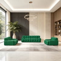 Canapé sectionnel de luxe haut de gamme avec revêtement en tissu capitonné, ensemble élégant de canapés, canapé de salon de luxe