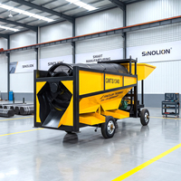 Écran à sable mobile stationnaire avec pompe PLC, engrenage et moteur pour l'extraction d'or en rivière, capacité de 30 à 150 TPH, 380V/440V