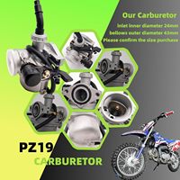 Carburateur en alliage PZ19 TaoTao Kazuma Baja NST Quad chinois 4 temps ATV Go Kart Pit Dirt Bike CRF 50cc-125cc Neuf