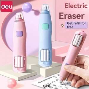 <span class=keywords><strong>Gomme</strong></span> <span class=keywords><strong>électrique</strong></span> Deli VA150 Rose Fleur de Cerisier, Recharge de <span class=keywords><strong>gomme</strong></span>, <span class=keywords><strong>Gomme</strong></span> spéciale pour croquis, Effaceur multifonction pour surlignage, Nettoyage impeccable, <span class=keywords><strong>Meilleure</strong></span> vente - Product Image 2