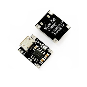 Mini Micro USB tipo c <span class=keywords><strong>TP4056</strong></span>, 5V, 1A, 18650, módulo de carga de batería de iones de litio con protección, doble función, 1A, bricolaje - Product Image 3