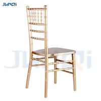 Vente en gros Chaises en résine Chivari noire blanche acrylique italienne transparente en plastique Chaise Napoléon