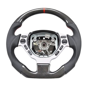 Volante Deportivo de Cuero Genuino con LED para Nissan <span class=keywords><strong>GTR</strong></span> R33 R35, Diseño en D, Base Plana, Personalizado, Accesorio Interior para <span class=keywords><strong>Auto</strong></span> - Product Image 5