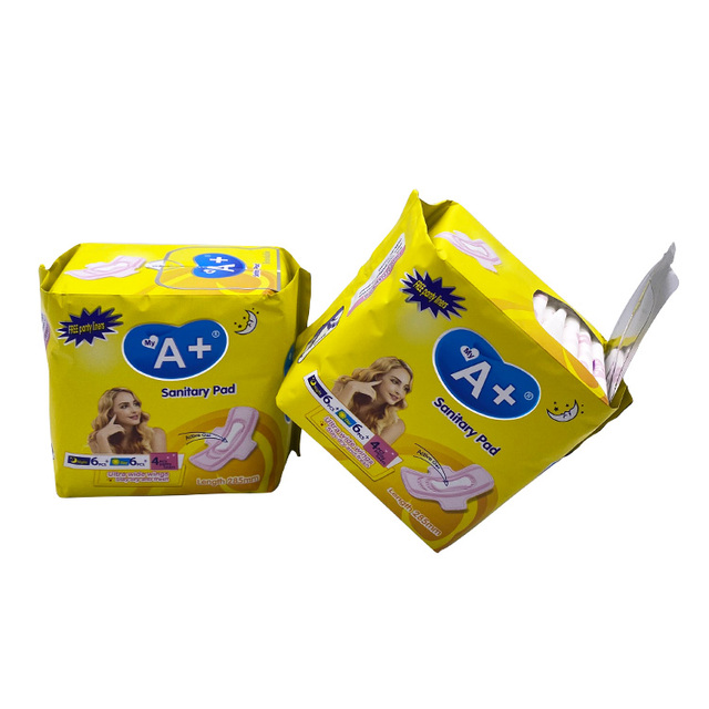 Disposable Feminine Pads Cotton Menstrual Sanitary Pads for Women Those Days Cheap Sanitary Napkin