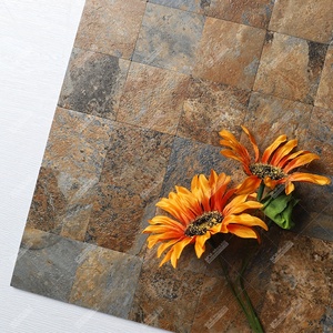 Tuile de douche autocollante en vinyle <span class=keywords><strong>PVC</strong></span> <span class=keywords><strong>imitation</strong></span> marbre rustique en ardoise carrée de 12 x 12 pouces pour crédence de cuisine - Product Image 3