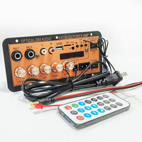 Haute classe BT USB/TF faible bruit RMS karaoké double Microphone HIFI stéréo numérique USB Audio puissance mélangeur amplificateur pour théâtre