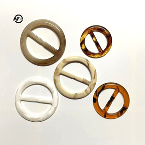 <span class=keywords><strong>Boucle</strong></span> à ardillon en plastique écaille de tortue, revêtement <span class=keywords><strong>sans</strong></span> nickel, pour chaussures, vêtements, sacs, ceintures - Product Image 5