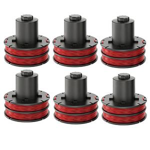 Pièces de rechange pour tondeuse à gazon, lot de 6 bobines de fil de coupe 112966 RS0009 1.65mm/27ft pour Al-KO GTE 350 GTE450 GTE550 - Product Image 1