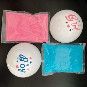 Ballon surprise de révélation du sexe de bébé, 12 cm, nouveau produit en vente, bleu ou rose, avec confettis, pour <span class=keywords><strong>la</strong></span> décoration de fête de <span class=keywords><strong>naissance</strong></span> - Product Image 3