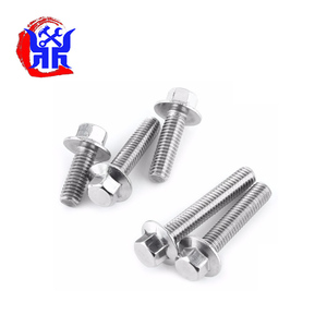 <strong>Small</strong> Size Hexagon Flange <strong>Bolts</strong> 1/4" 5/16" 3/8" 1/2" Thread Diameter Inch Size - Product Image 3
