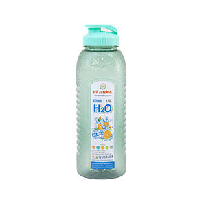 Botella de agua de plástico PP sin BPA de 1,5 l con tapa a prueba de fugas reutilizable para hidratación diaria o uso en viajes - Product Image 1