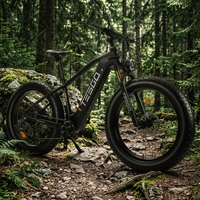 Nouveau Vélo Électrique 48V 1000W à Cadre en Fibre de Carbone, 9 Vitesses, Autonomie de 60km, Batterie Lithium Longue Portée, E-bike Pas Cher