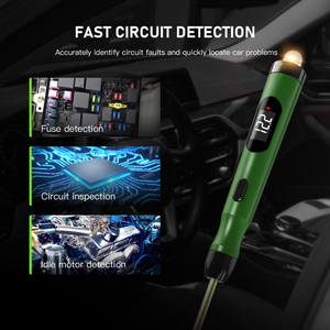 TopDiag P50 testeur de tension numérique 2 en 1 écran LCD stylo de Test de Circuit de voiture avec outil de Diagnostic de ligne d'extension - Product Image 5