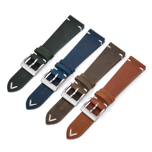 Correa de reloj antitranspirante y transpirable a precio <span class=keywords><strong>barato</strong></span> de fábrica con muestra gratis correa de reloj de cuero genuino para Samsung Watch <span class=keywords><strong>Iwatch</strong></span> - Product Image 6
