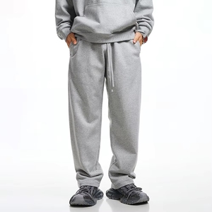 Pantalons de course et de <span class=keywords><strong>jogging</strong></span> pour hommes de haute qualité personnalisés, pantalons de sport confortables et unis avec poches, amples et décontractés - Product Image 6