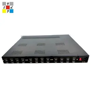 Enkoder TV DVBT/ISDBT Digital kualitas tinggi 24-Port 1080p H.264 pengkodean Video 4/8/16 output RF CATV sistem IPTV DVB-C