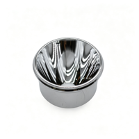 Réflecteur concentré à faisceau unique en aluminium AL6063 SMO pour lampe de poche de chasse en extérieur