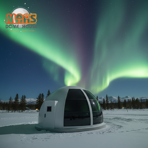 Casa Domo Prefabricada Aislada con Panel Sándwich Resistente a Huracanes e Impermeable, con Baño, para Campamentos y Resorts - Product Image 3