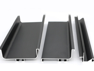 Profilé invisible en forme de U sans fente en alliage d'aluminium sans poignée d'armoire dissimulée - Product Image 2