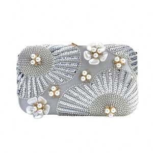 Bolso de noche de tacón alto para mujer, sandalias puntiagudas con lazo y diamantes, cierre magnético, bolso de fiesta 2025 - Product Image 4